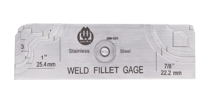 Fillet welding gauge