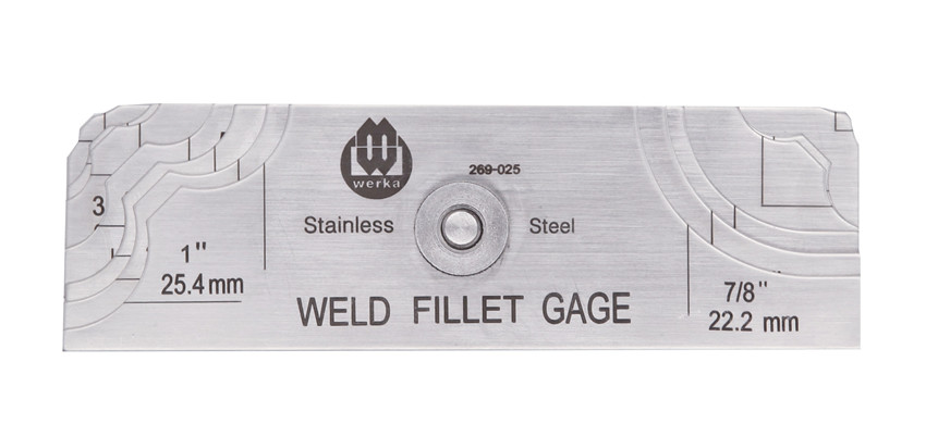 Fillet welding gauge